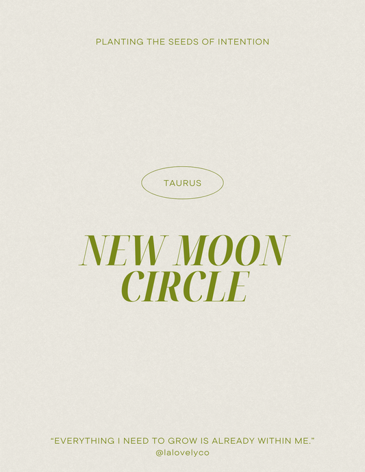 Taurus New Moon Worksheet 2025