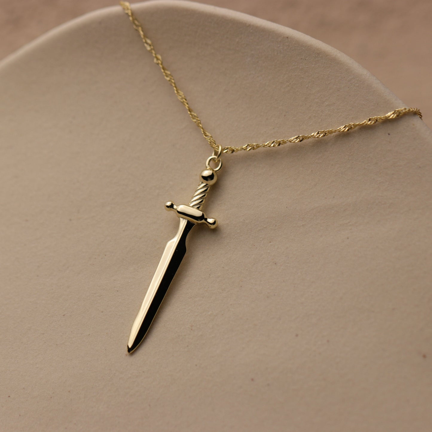 Dagger Tarot Sword Protection Necklace