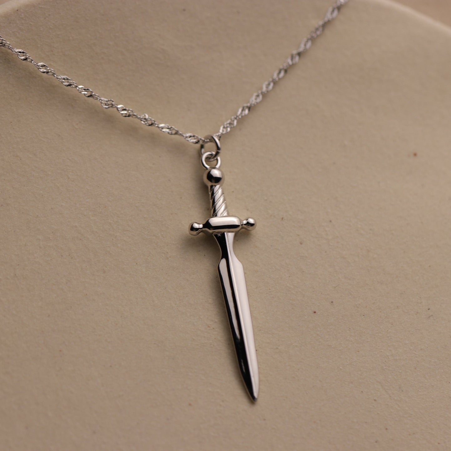 Dagger Tarot Sword Protection Necklace