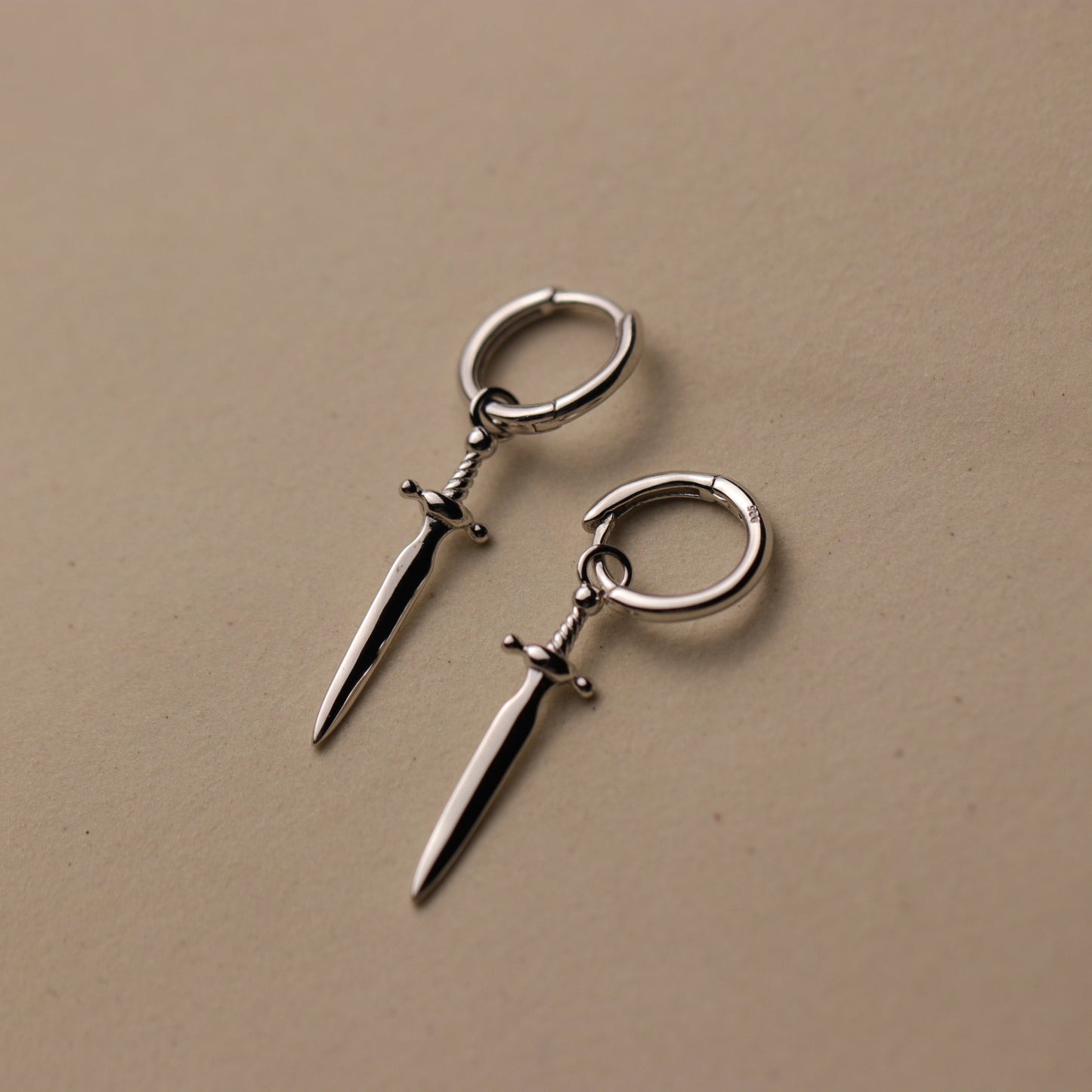 Dagger Hoop Earrings