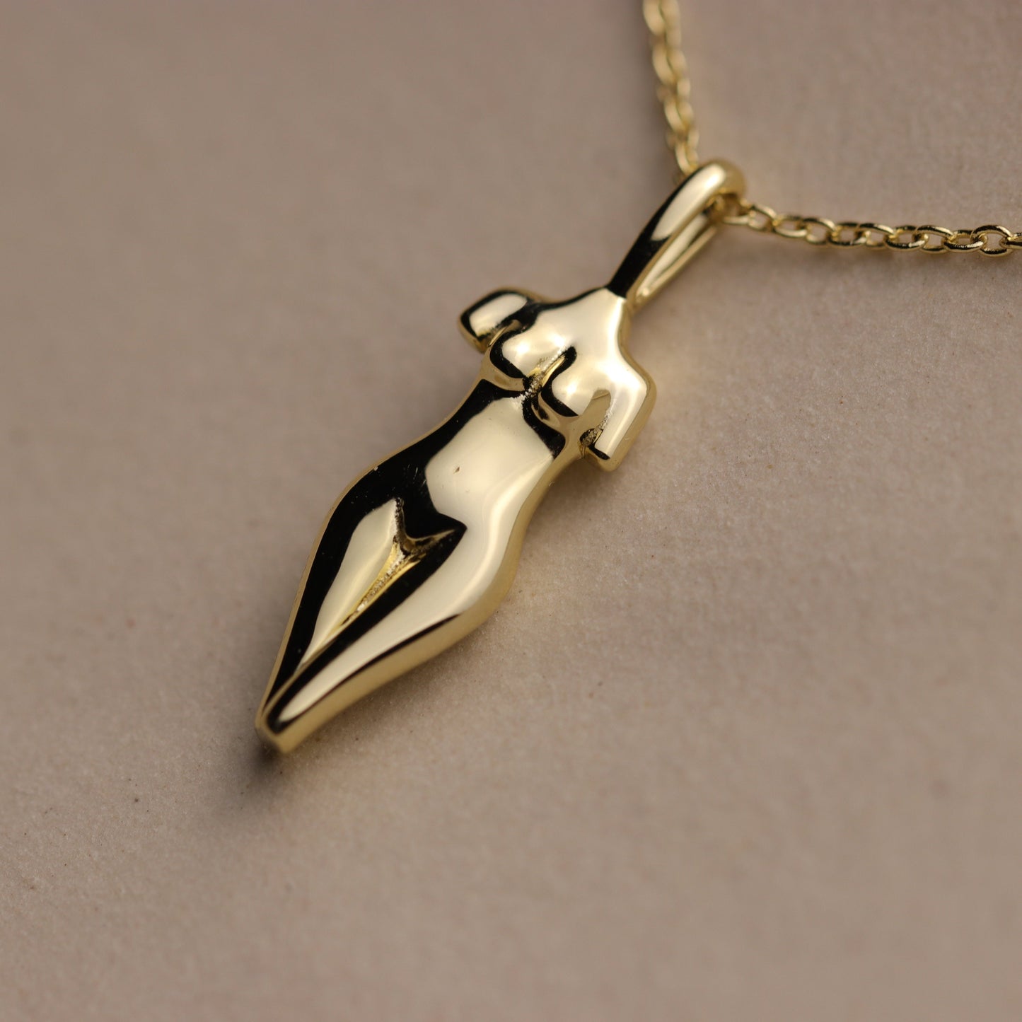 Divine Feminine Body Form Pendant Necklace
