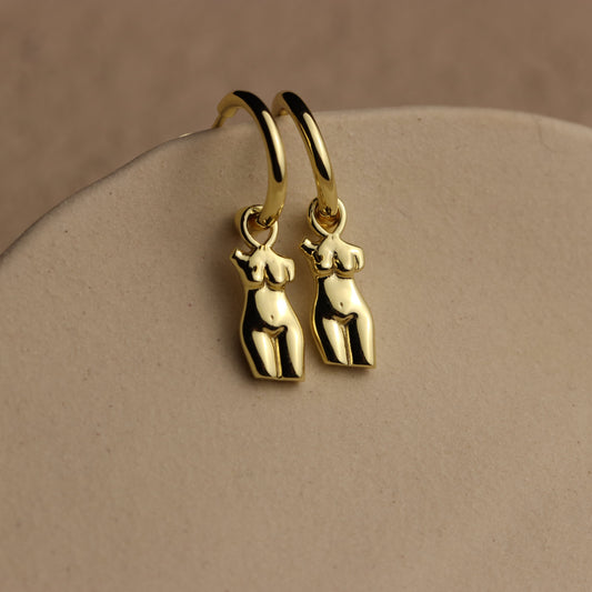 Divine Feminine Hoop Earrings