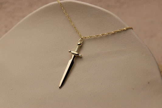 Dagger Tarot Sword Protection Necklace