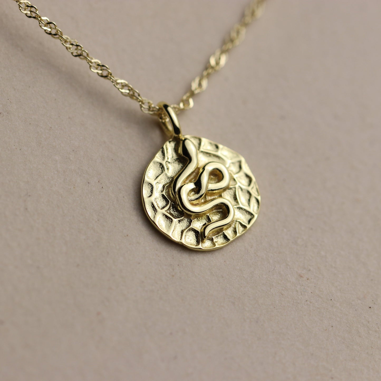 Snake Pendant Protection Necklace