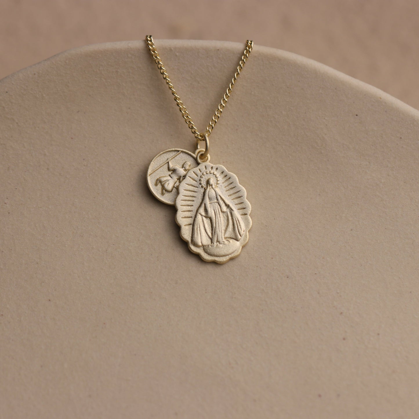 Santa Maria & Saint Christopher Medallion