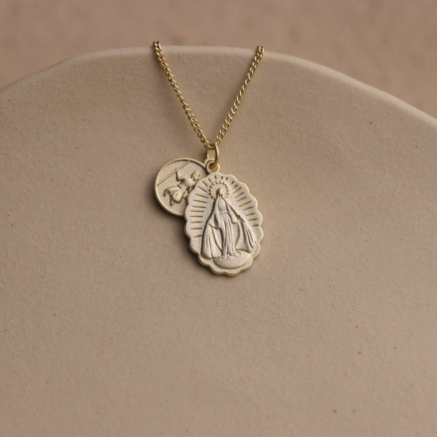 Santa Maria & Saint Christopher Medallion