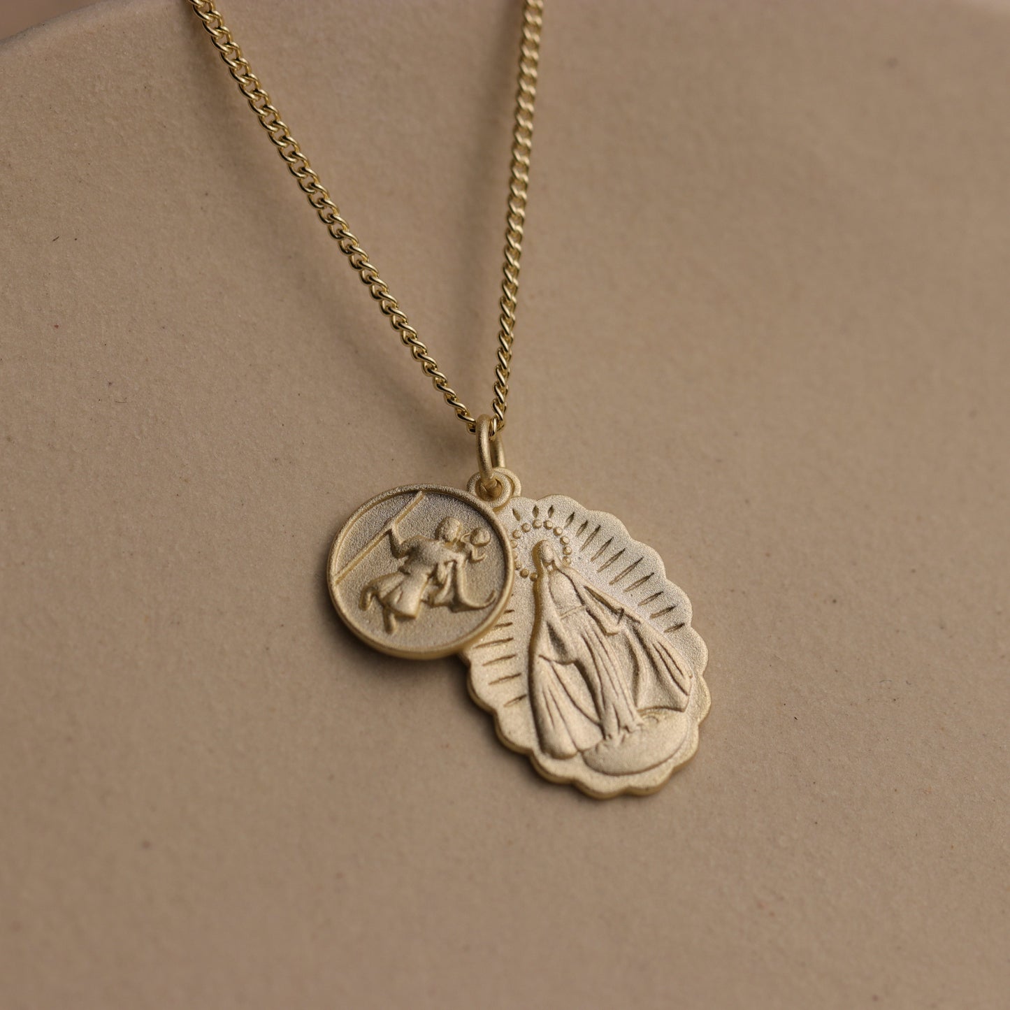 Santa Maria & Saint Christopher Medallion