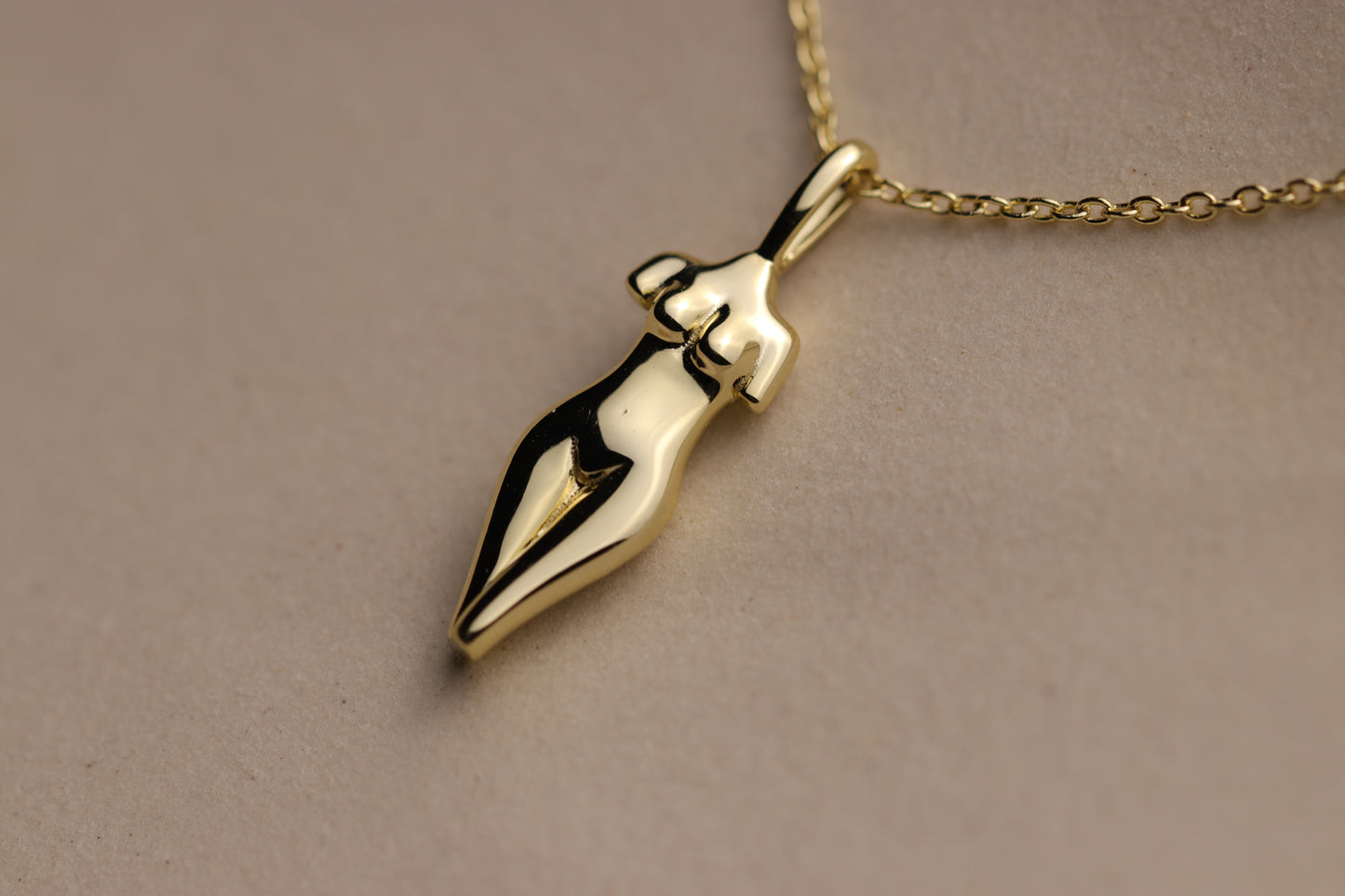 Divine Feminine Body Form Pendant Necklace