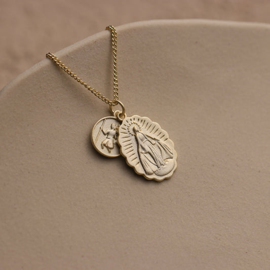 Santa Maria & Saint Christopher Medallion