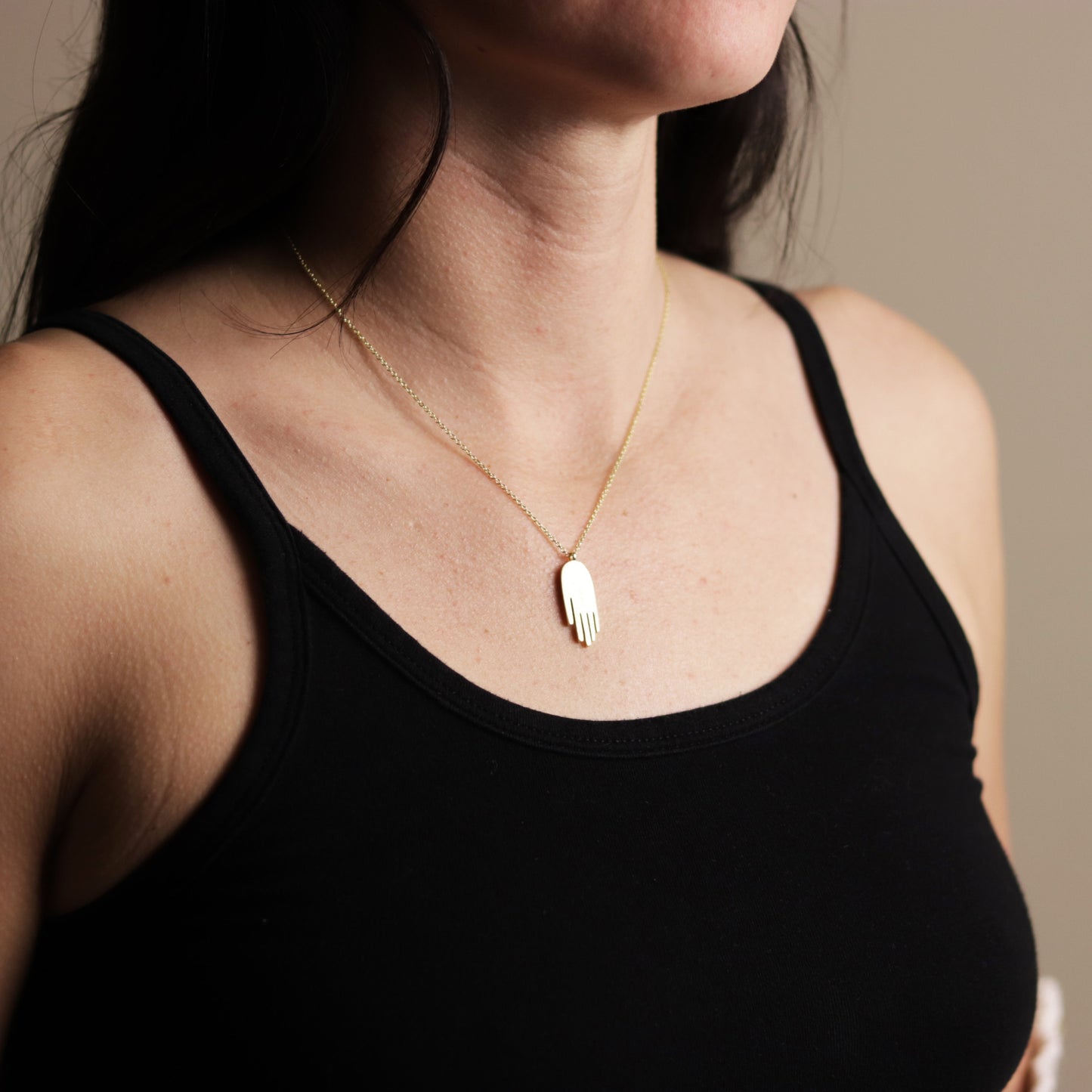 Hamsa Divine Hand Protection Necklace