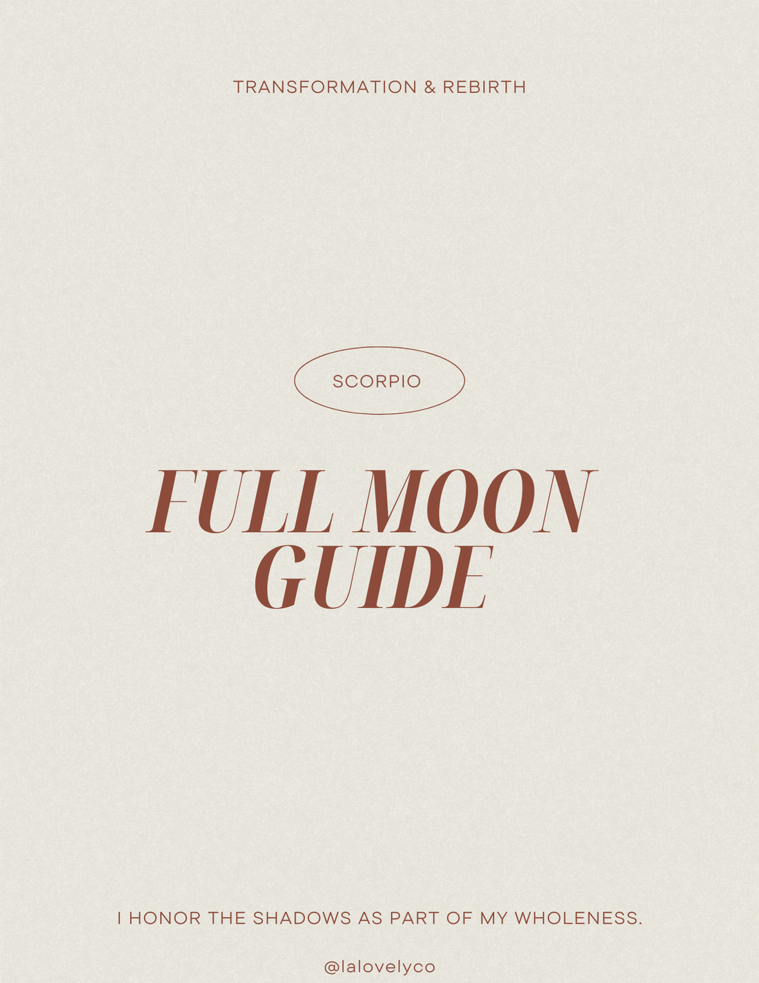 Scorpio Full Moon 2025