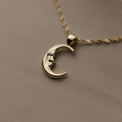 Lunar Face Pendant