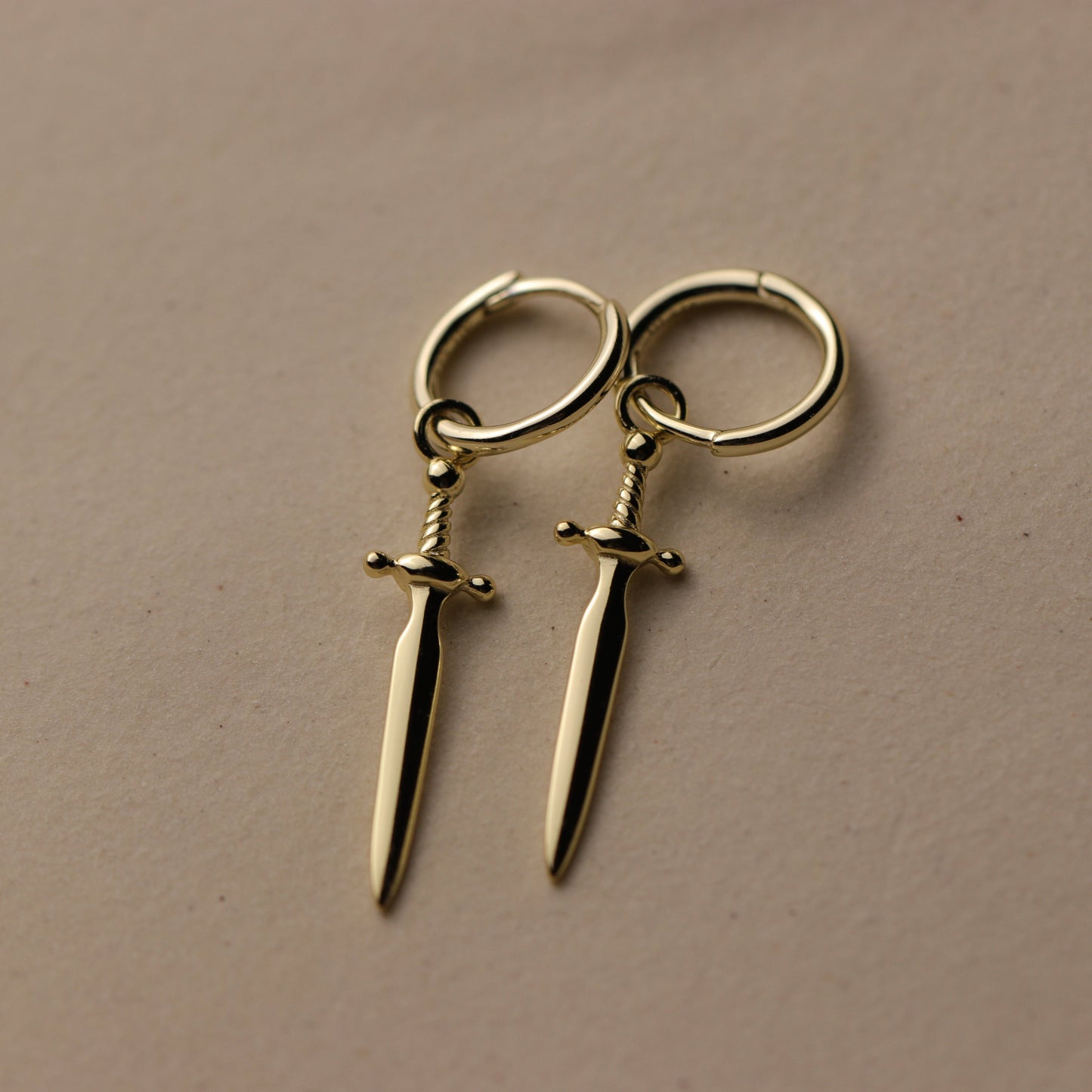 Dagger Hoop Earrings