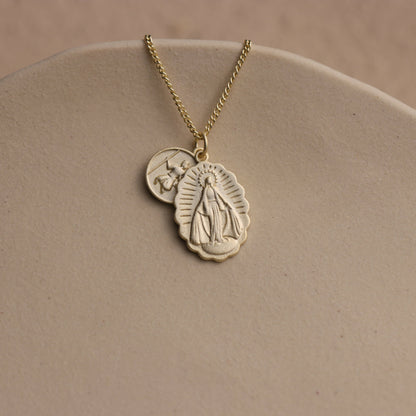 Santa Maria & Saint Christopher Medallion