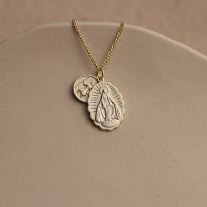 Santa Maria & Saint Christopher Medallion