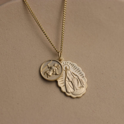Santa Maria & Saint Christopher Medallion