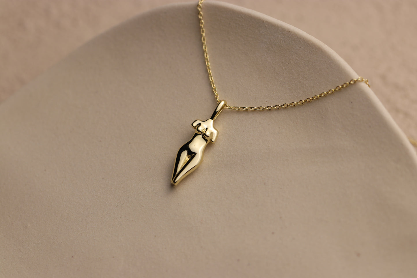 Divine Feminine Body Form Pendant Necklace