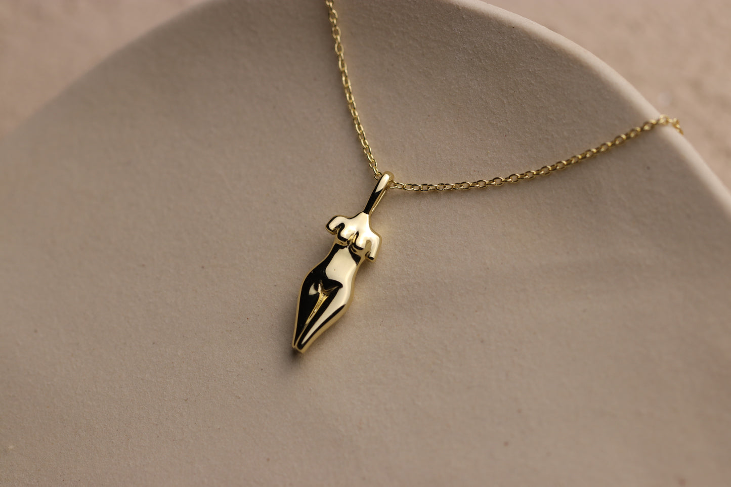 Divine Feminine Body Form Pendant Necklace