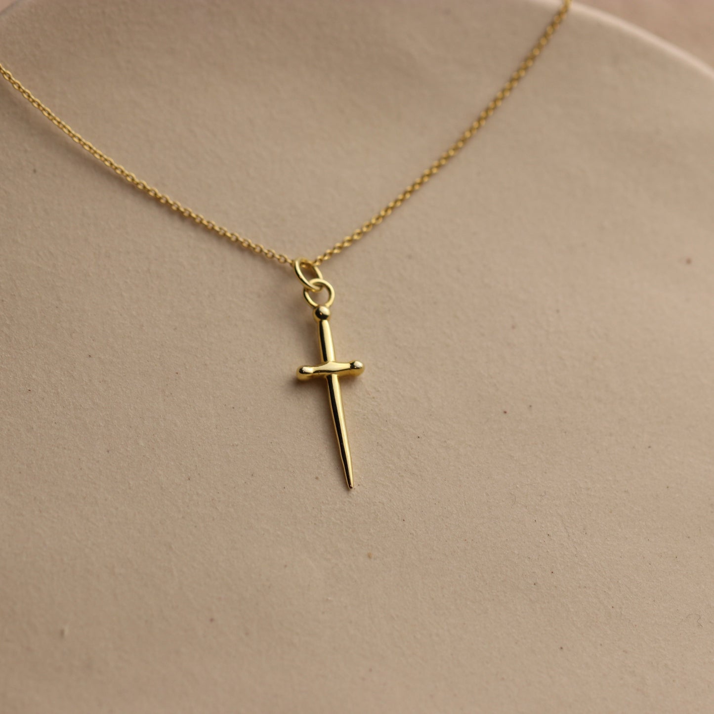 Mini Dagger Tarot Sword Protection Necklace
