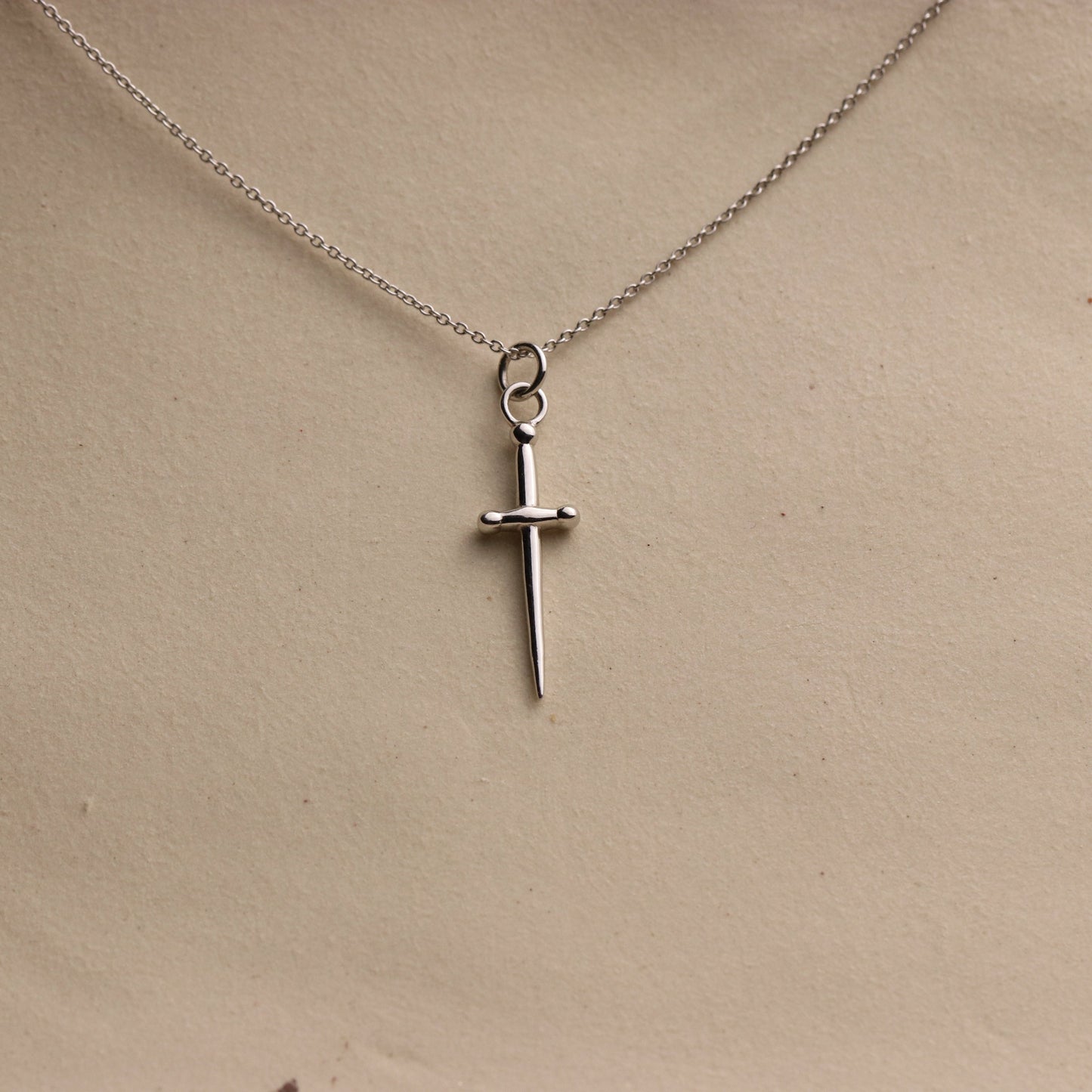 Mini Dagger Tarot Sword Protection Necklace