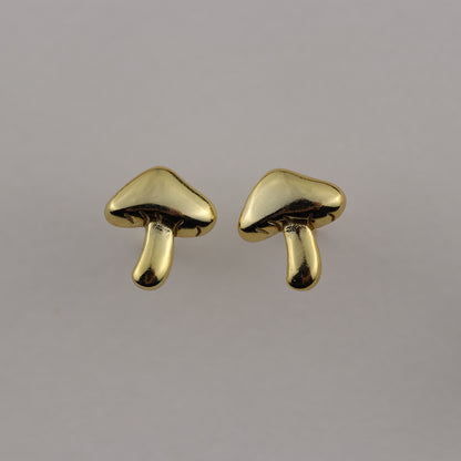 Mushroom Stud Earrings