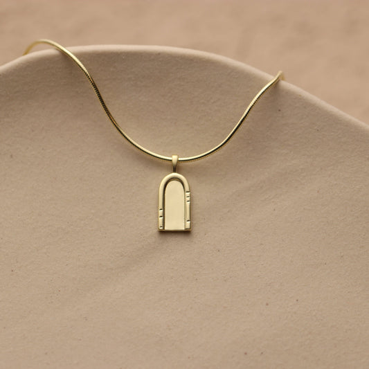 Portal Pathway Arch Necklace