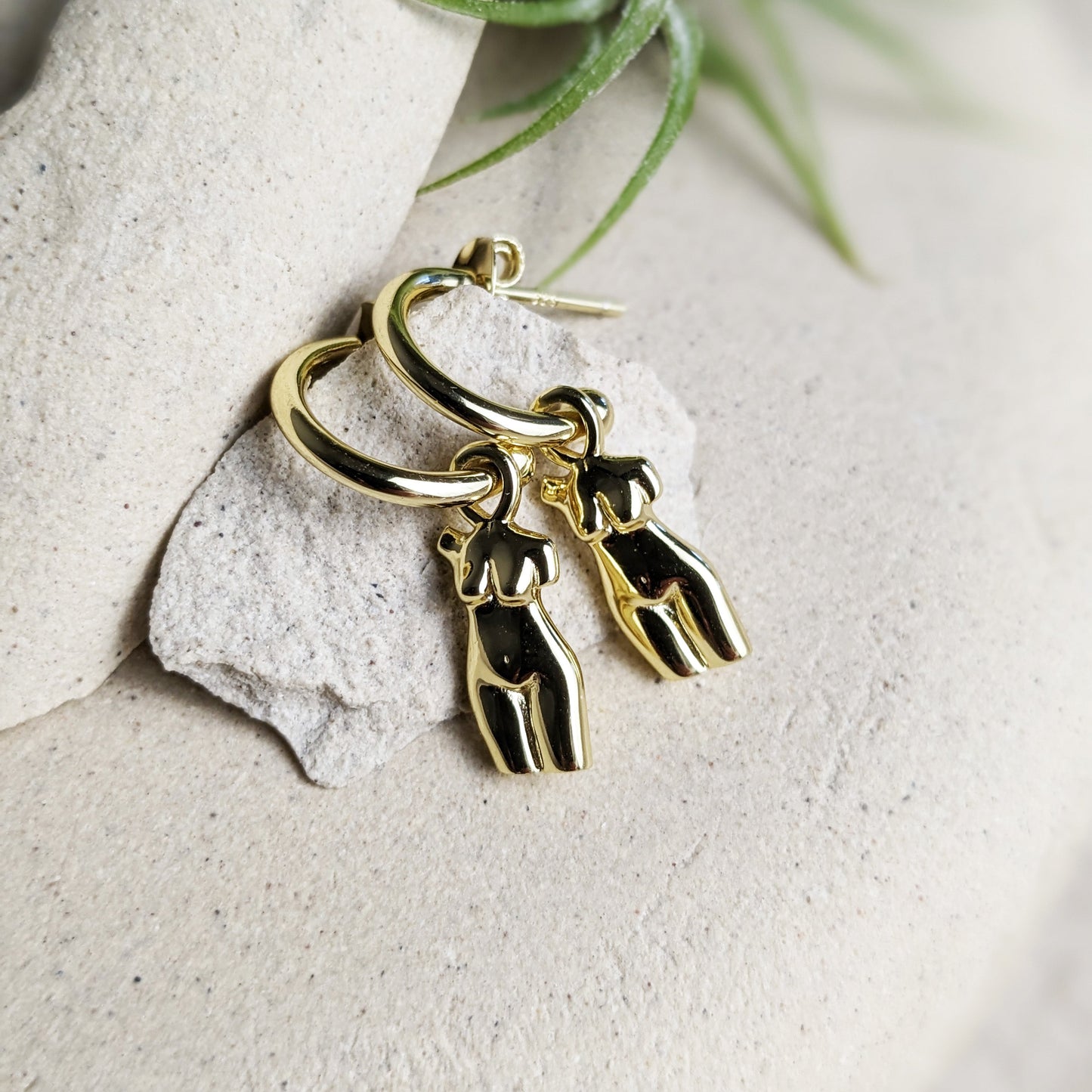 Divine Feminine Hoop Earrings