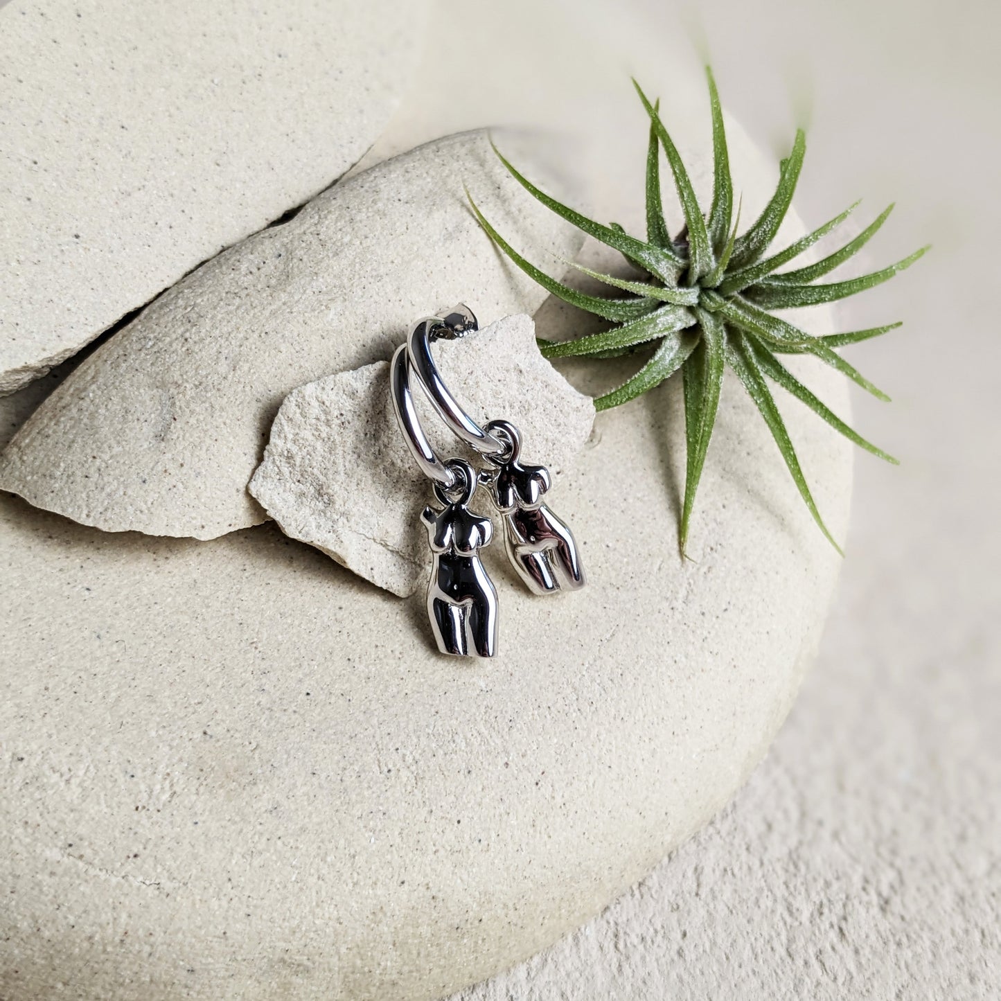 Divine Feminine Hoop Earrings